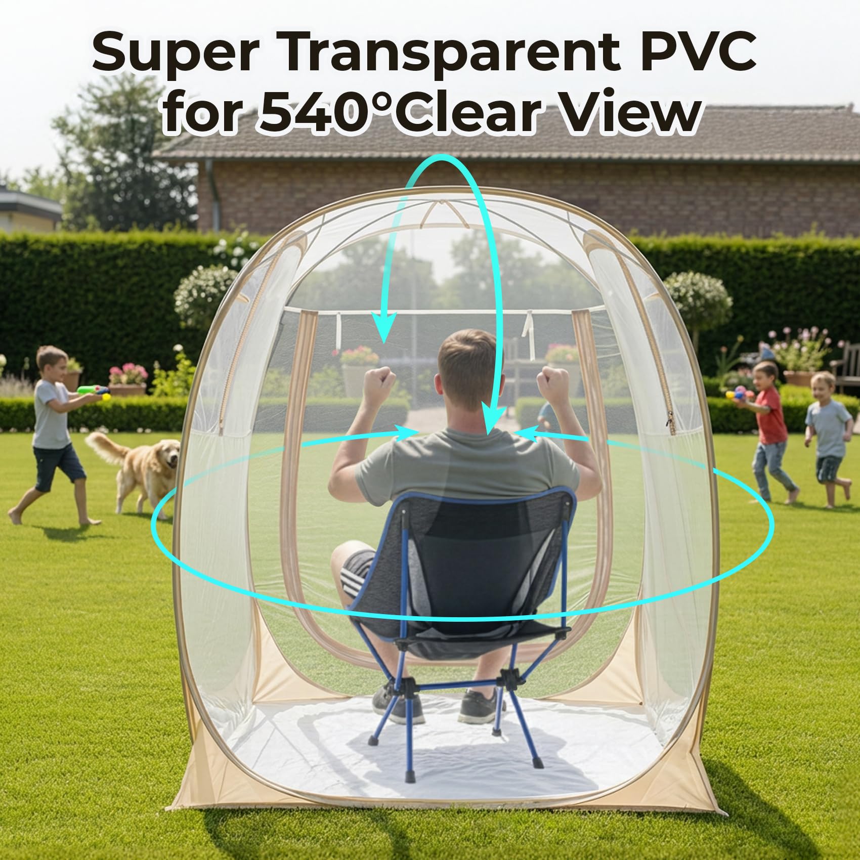 Amazon.co.jp: Alvantor ポップアップバブルテント、大型特大イグルー