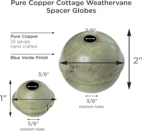 Miniatura 3 de Good Directions 303PCC-304PCC Mounts-Accessories Weathervane Parts, cobre