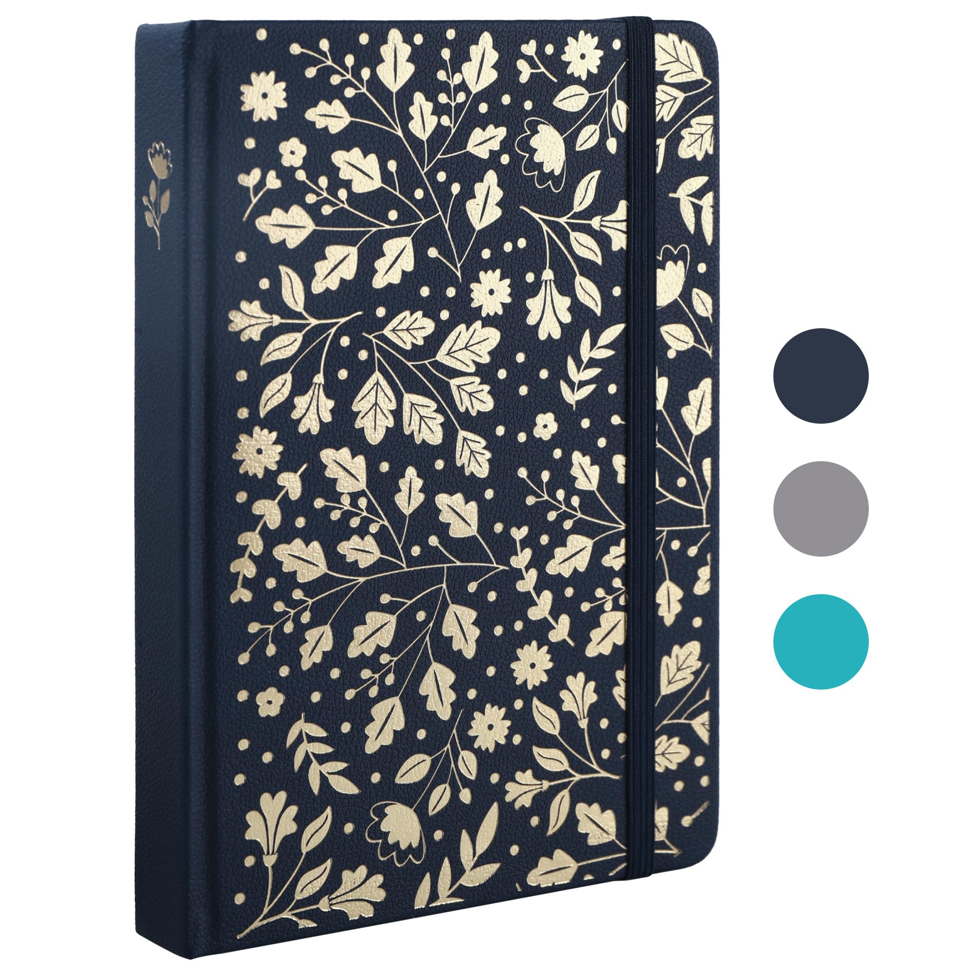 TIEFOSSI Bullet Dot Journal, Vintage-Notizbuch für Frauen und Männer, 160 g/m², 192 Premium-Seiten, A5 Hardcover-Notizbuch als Geschenk, für das tägliche Schreiben im Reisebüro