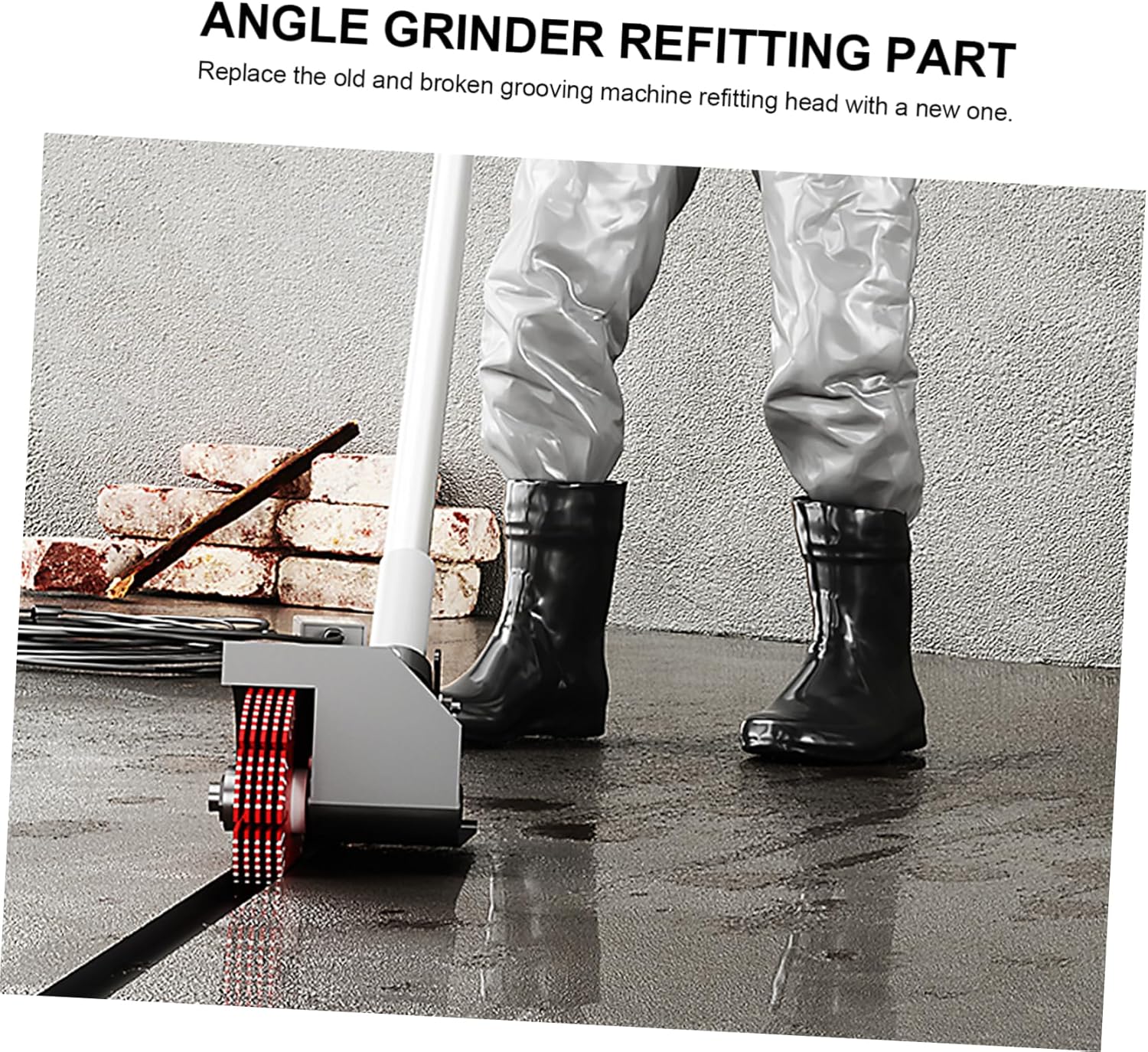 KALLORY 2pcs Grooving Machine Adapter Angle Conversion Material for Slotting Easy Installation and Storage Compatible Angle Grinders