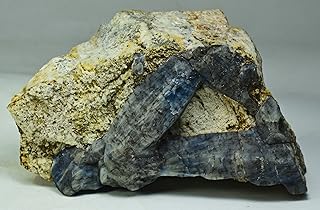 401 Gram Rare Amazing Triangle Shape Fluorescent Afghanite Crystals On Matrix