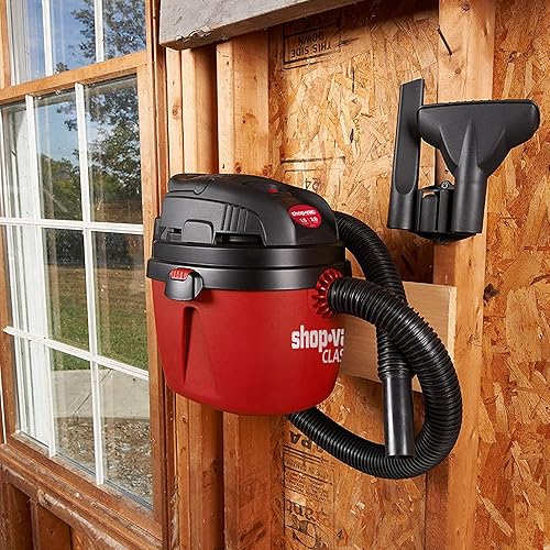 Miniatura 2 de Shop-Vac Aspiradora en seco y húmedo de 1.5 galones 2.0, aspiradora compacta portátil con soporte de pared y accesorios de mango plegable, ‎2030100