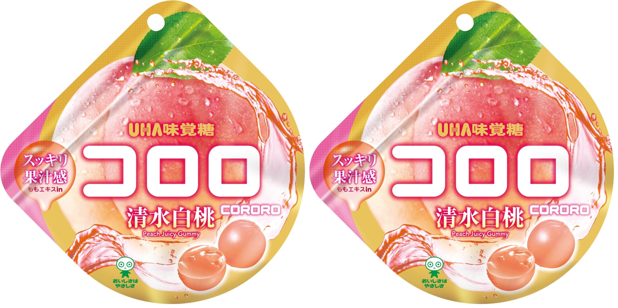 Amazon.co.jp: UHA味覚糖 コロロ 清水白桃 40g×6袋 (× 2) : 食品・飲料