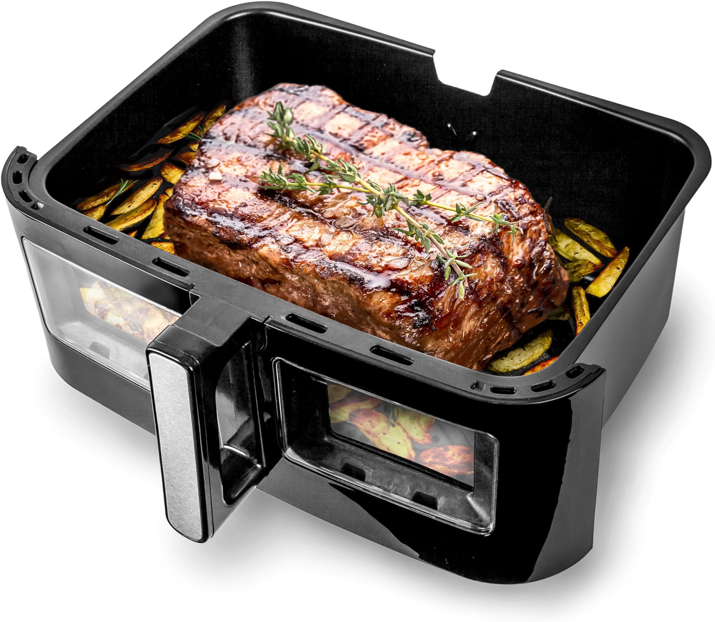 Large Drawer AFD1 | LARGE DRAWER ONLY | 10L Drawer Specifically for the Duronic AF24 Air Fryer, One Big Sync Cook Cooking Tray for Dual Zone Air Fryer