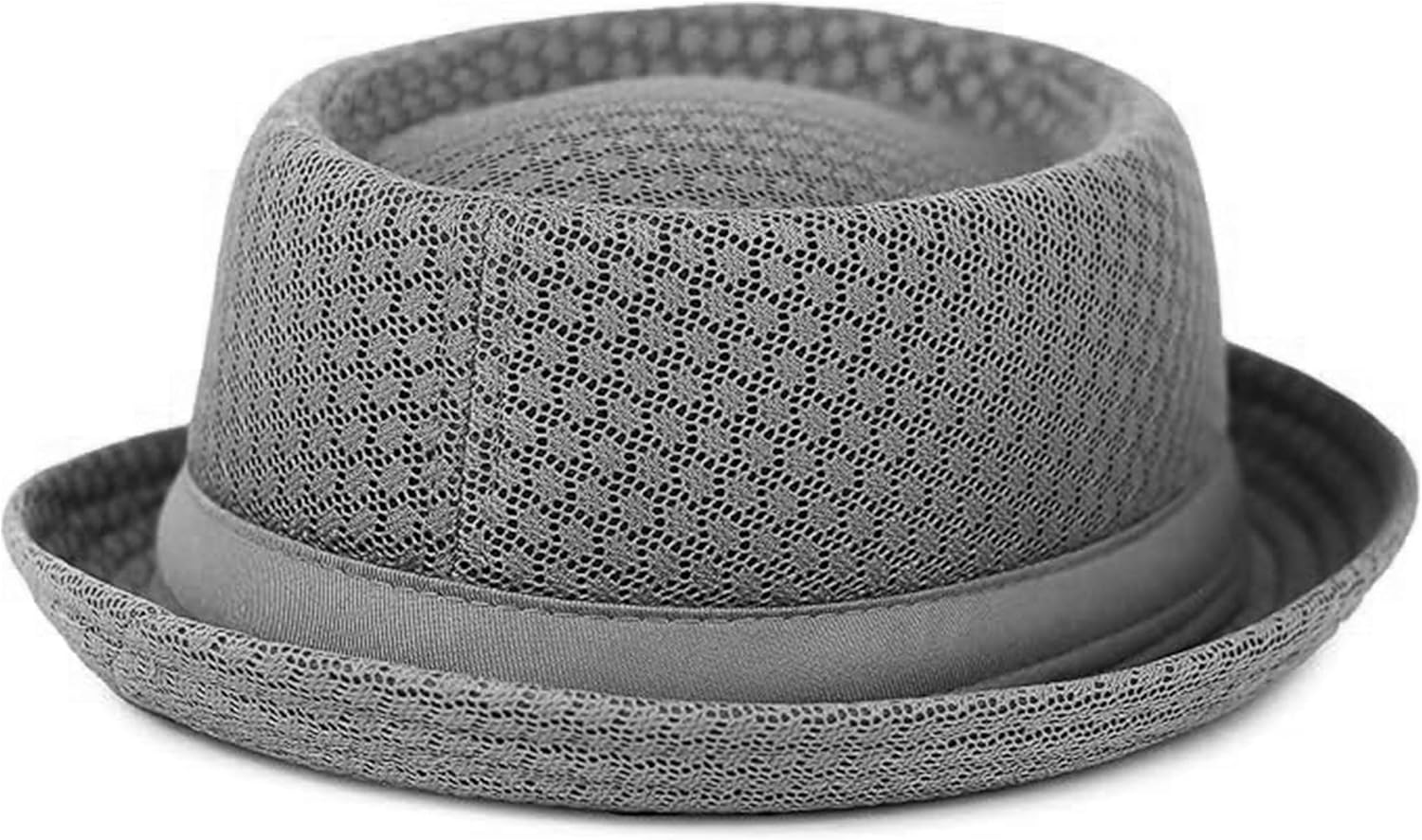 The Hat Depot Unisex Light Weight Classic Soft Cool Mesh Pork Pie hat