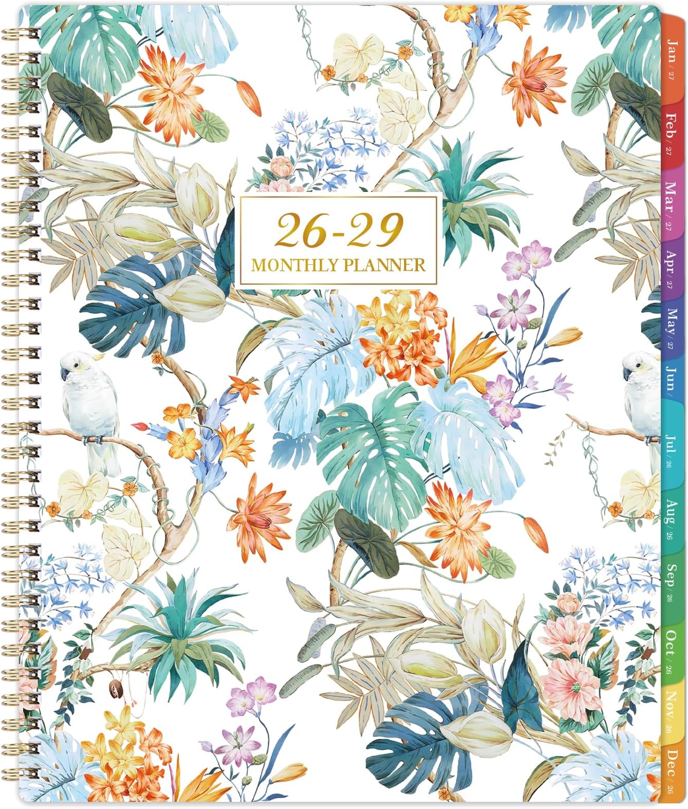 2026-2029 Monthly Planner/Calendar - July 2026 - June 2029, 9” × 11”, 3 Year Monthly Planner 2026-2028, 36 Months, 2026-2029 Planner with Colorful Tabs, Inner Pocket, Twin-wire Binding