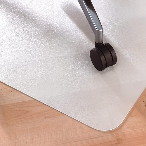 Miniatura 2 de Marvelux Tapete antideslizante para silla para suelos duros, 29 x 46 pulgadas, protector de piso de madera dura de oficina blanco duradero con