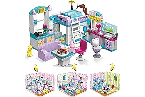6-12 Girl's Dream Home Building Blocks Kit: Where Fun and Imagination Intersect