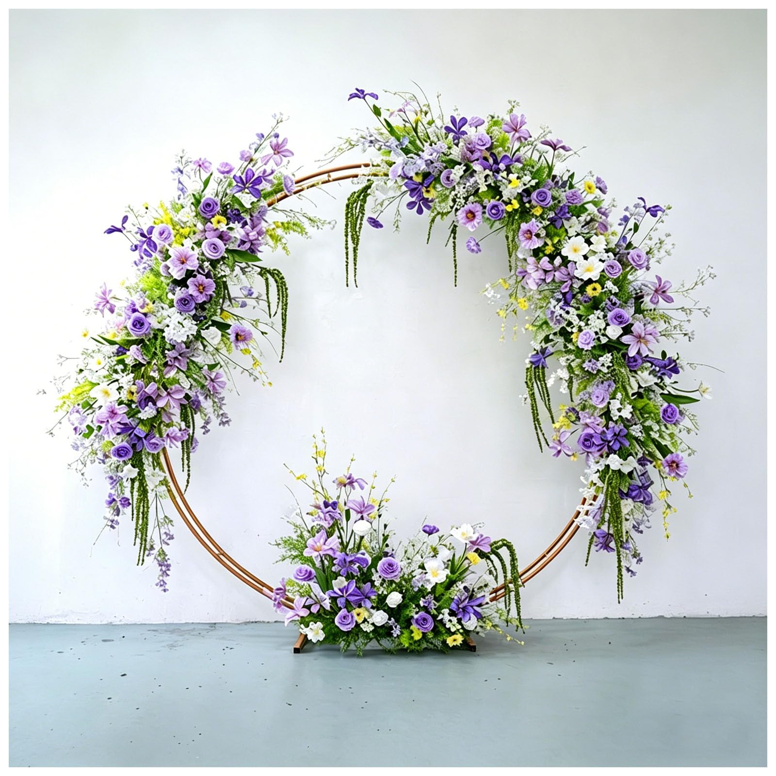 Window Display Flowers Hanging Floral Decor Wedding Aisle Flowers, Multiple Styles Artificial Flowers, For Wedding Reception, Ceremony Backdrop, Hotel Decoration, Engagemen(Size:Combination 1,Color:F)