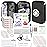 276Pcs First-Aid Kit Emergency-Kit Home-Car - First Aid Kits Emergency Kit Home Essentials for Dorm Room First-Aid Kit Emergency Necessities for Boat Hiking Skating, Black YIDERBO