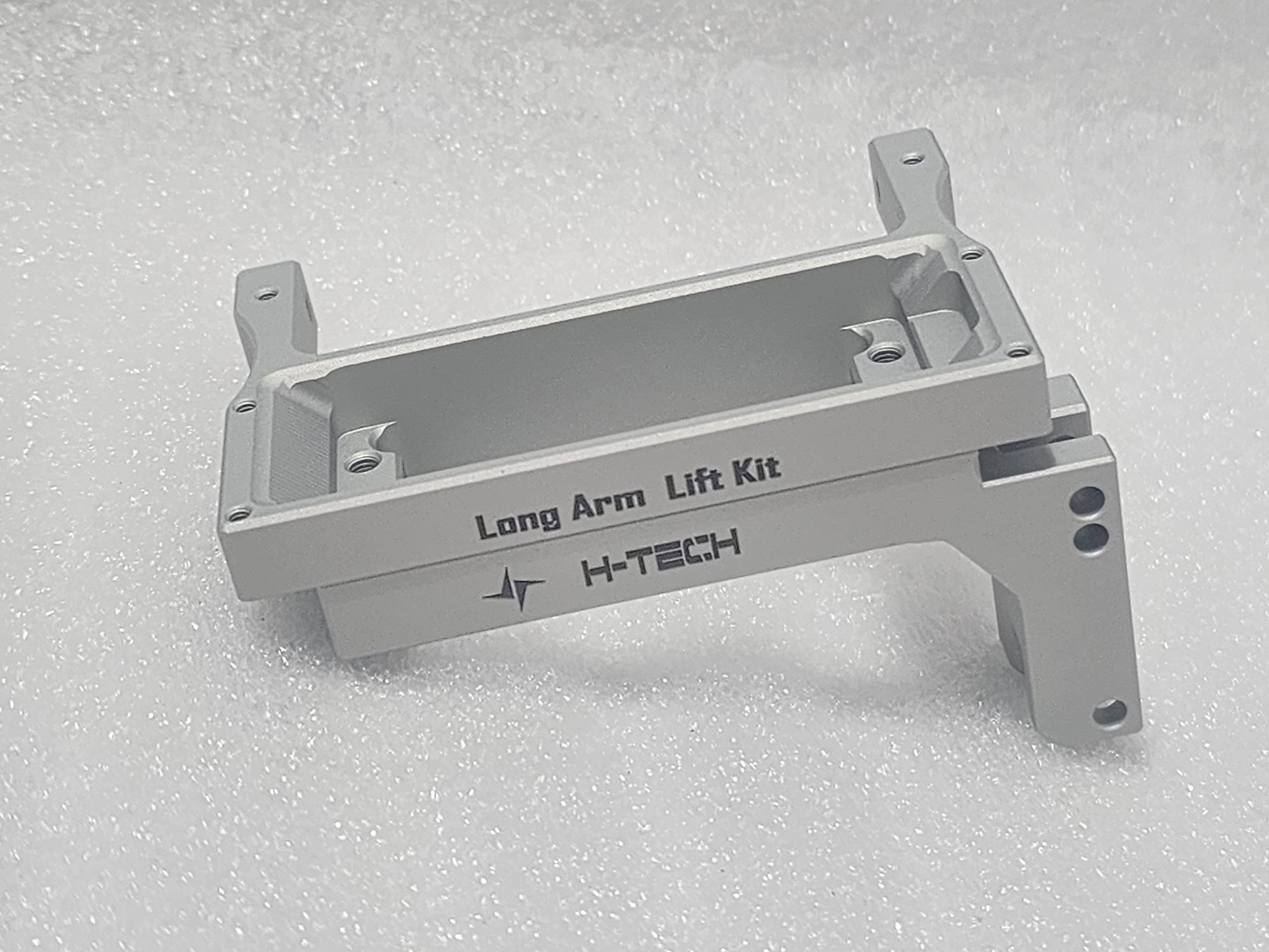 H-TECH RC CNC Aluminum Metal Long Arm Lift Kit for TRX4 8141 Servo Mount Steering (for K10) 1/10 Accessories