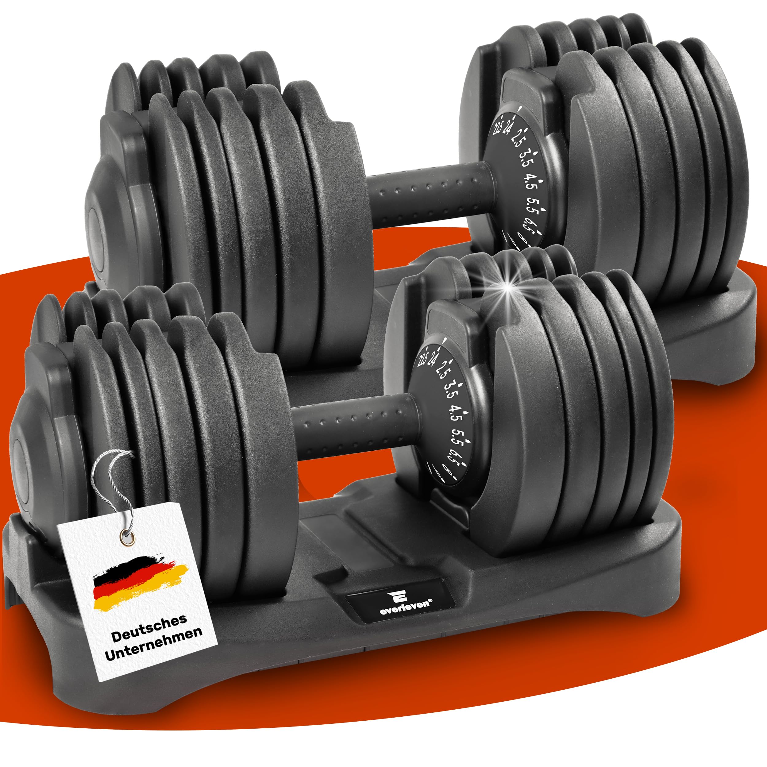 Verstellbare Kurzhantel Set 2x24kg