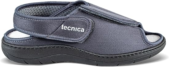 EXTRO STYLE - Tecnica 7, Elderly Line, Microfiber, Orthopaedic Slipper Made in Italy for Banded Foot, Tear-off Closure, Orthopaedic Shoes, Medical Device Class 1