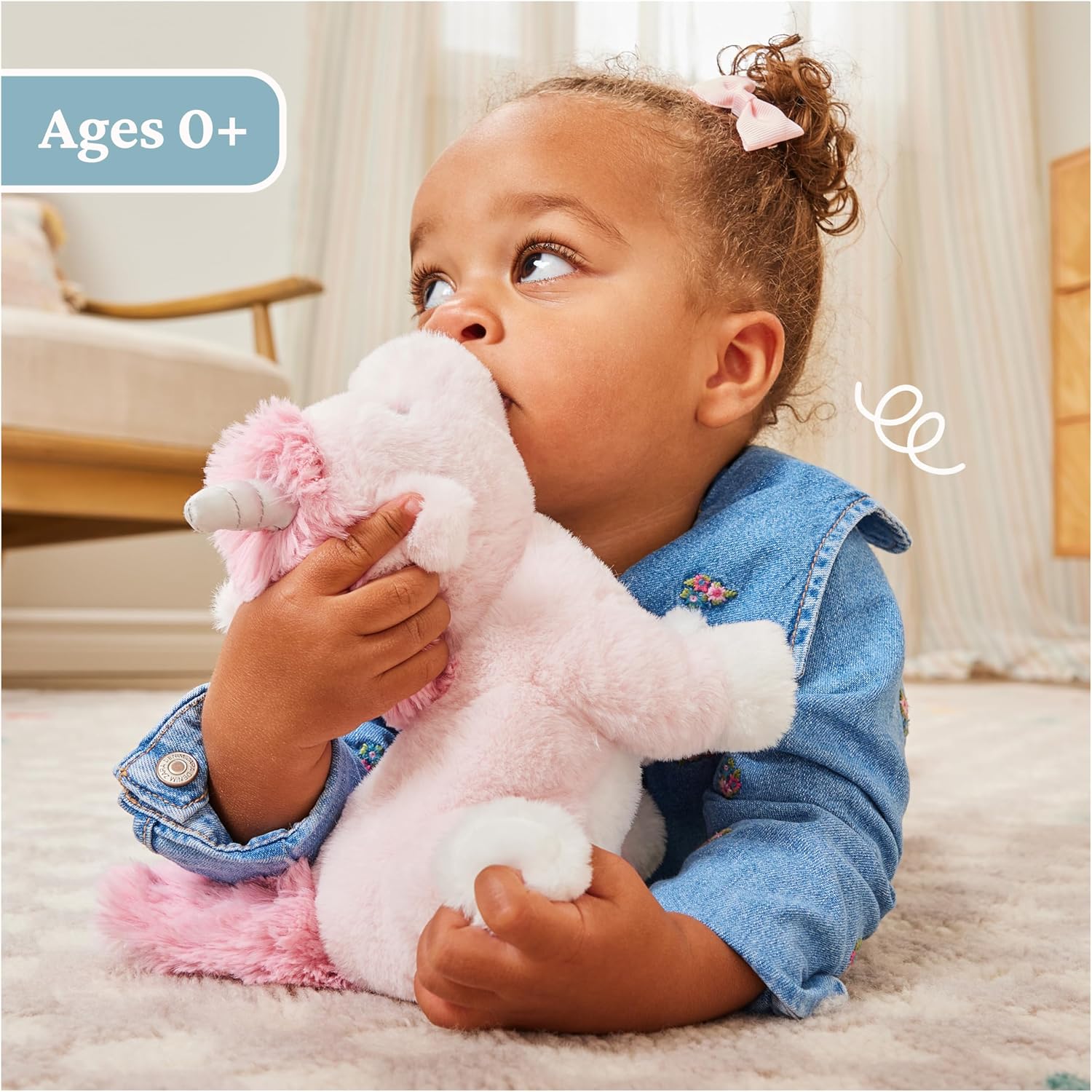 GUND Baby Alora Unicorn Plush, Stuffed Animal for Babies and Toddlers, Pink, 10”