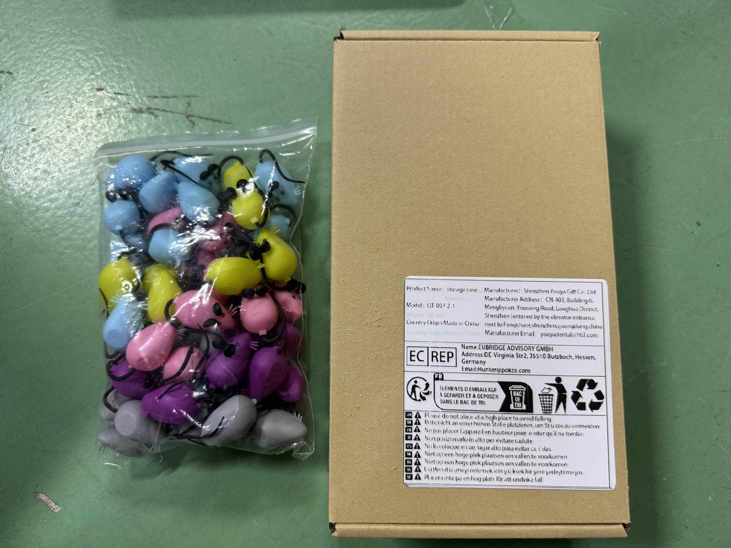 Boîte de rangement pour dents de lait 3D Blanc 50 pièces