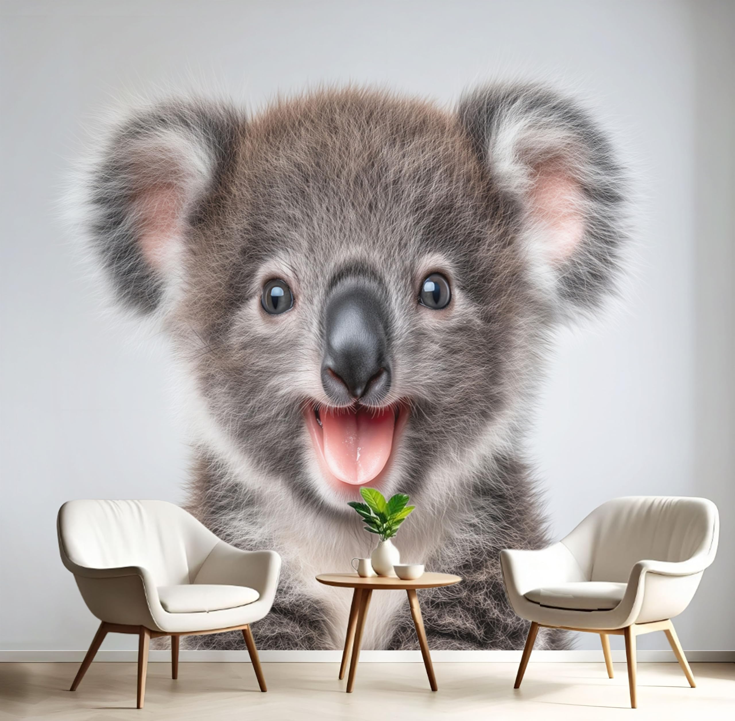 Papier peint panoramique koala 200x140 décoration murale moderne salon