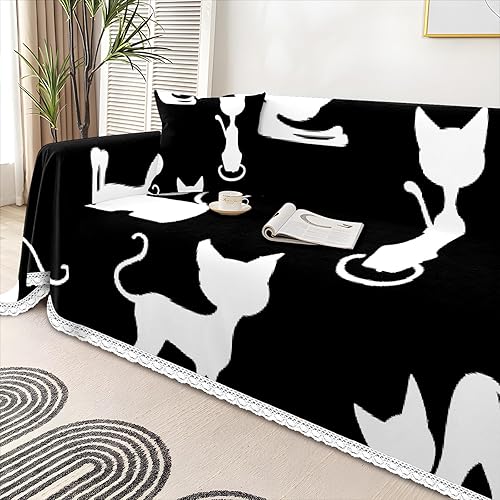 Vista 77 de Funda de sofá de acuarela de flores silvestres rosa y morada, fundas de sofá estampadas, fundas de sofá, fundas resistentes a las manchas, protector