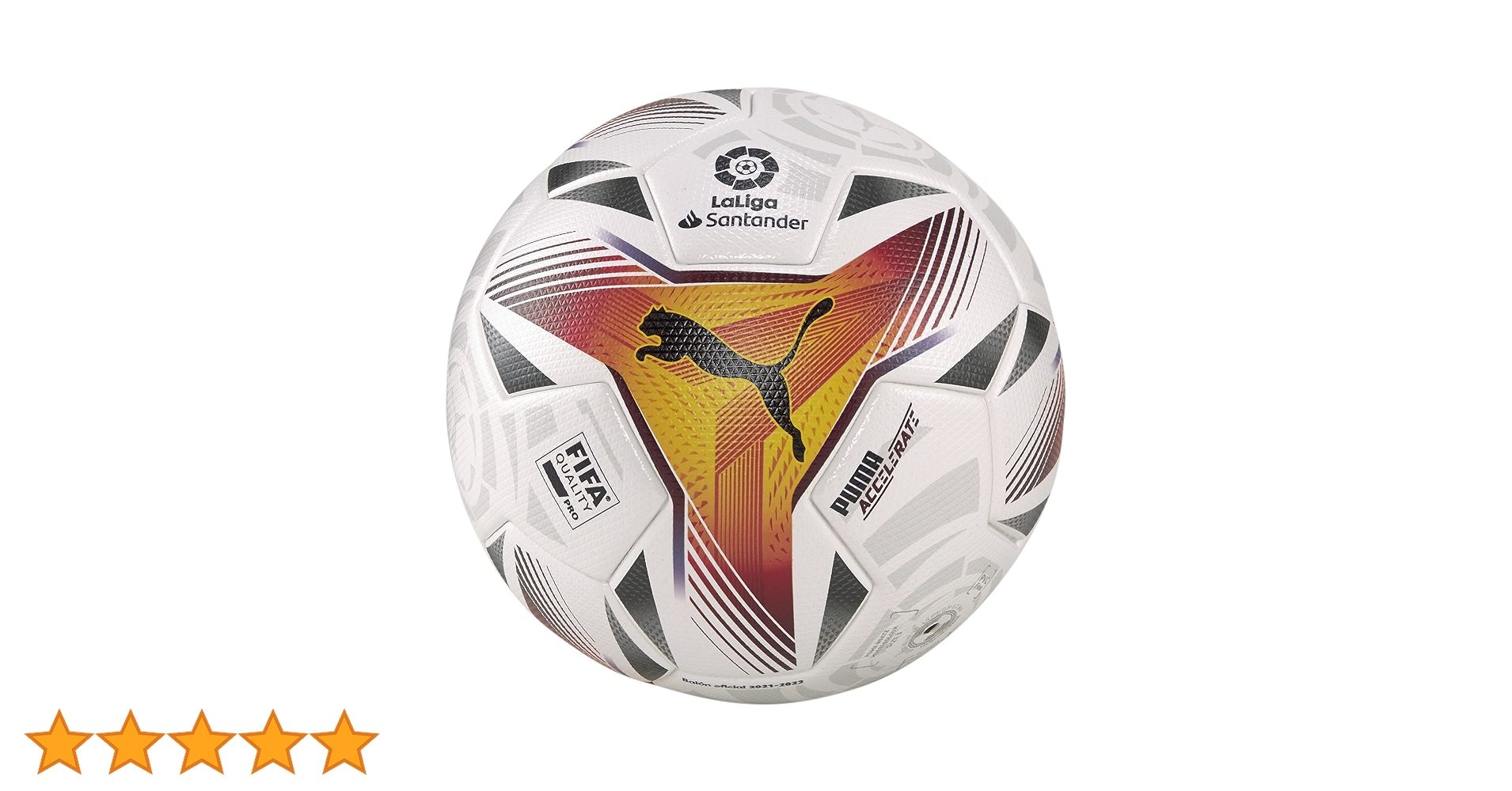 ☆PUMA(プーマ)LALIGA 1 ACCELERATE MS サッカーボール PUMA プーマ LALIGA 1 ACCELERATE MS 5号球(ホワイト) 083867 01