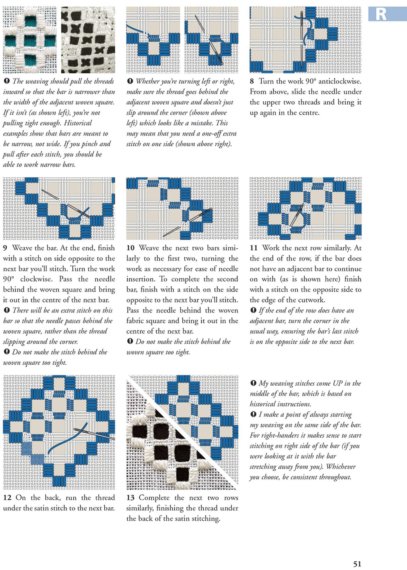 Hardanger Filling Stitches: A Step-by-Step Handbook