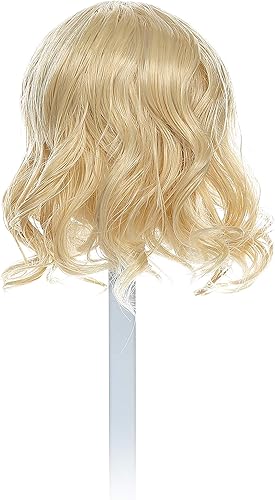 Miniatura 3 de Zero Pam Peluca realista para muñecas Reborn rubias, la circunferencia de la cabeza es de aproximadamente 19 pulgadas18.9 in