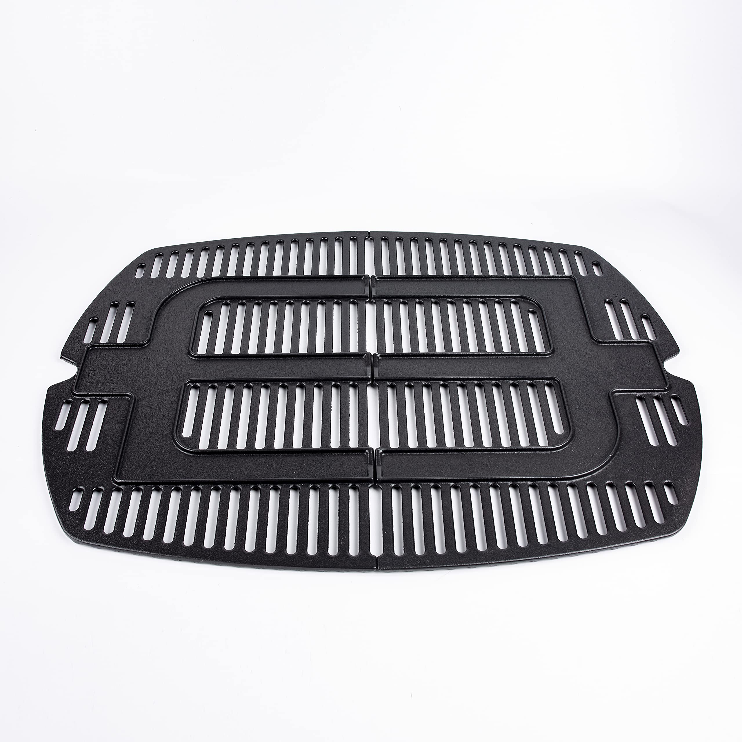 7646 63,5 CM x 45,21 CM BBQ Rejilla Barbacoa Gas Hierro Fundido Asado Accesorios para Q300 Q320 Q3000 Q3200 Parrilla Piezas de Repuesto para Weber Weber 7646 7584