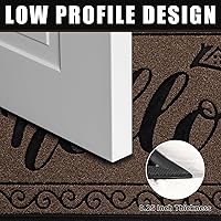 Vista 4 de Yimobra Alfombrillas de Bienvenida para Puerta Delantera 29.5x17, Alfombrilla de Puerta Resistente Impermeable para Exterior, Alfombrilla