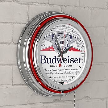 Budweiser ライト付き壁掛け時計 Budweiser ライト付き壁掛け時計 Amazon.co.jp: Bradford