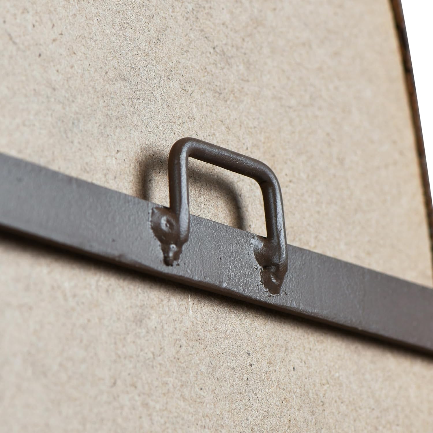 Creative Co-Op Arched Mirror with Iron Cage Design