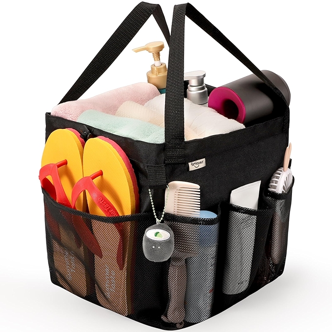 Famichan 网格洗澡包便携宿舍必备大容量多袋洗漱包