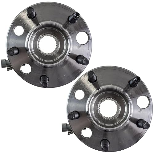 Vista 615 de TRQ Juego de 2 rodamientos de rueda trasera y conjunto de cubo con sensor ABS compatible con Ford Transit Connect 2014-2018