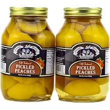 Amish Wedding Pickled Peach Halves 32oz Pack of 2