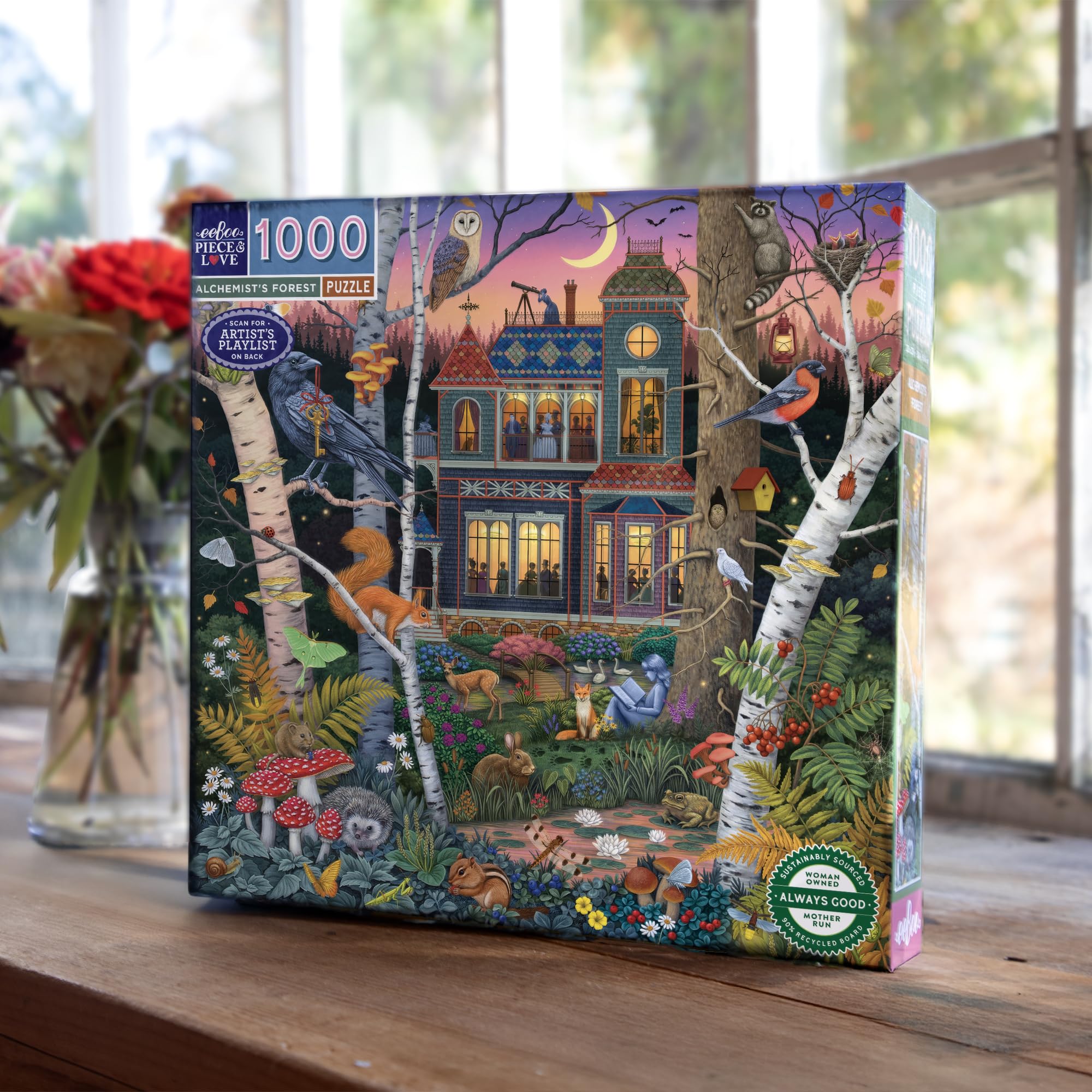 Amazon.com: eeBoo 1000 Piece Puzzle - Alchemist's Forest Jigsaw