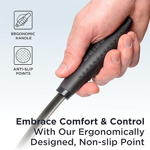 Miniatura 4 de Deiss LUX - Espátula para parrilla de cocina de acero inoxidable resistente, espátula de metal de 14.4 pulgadas para cocinar, espátula para asar,