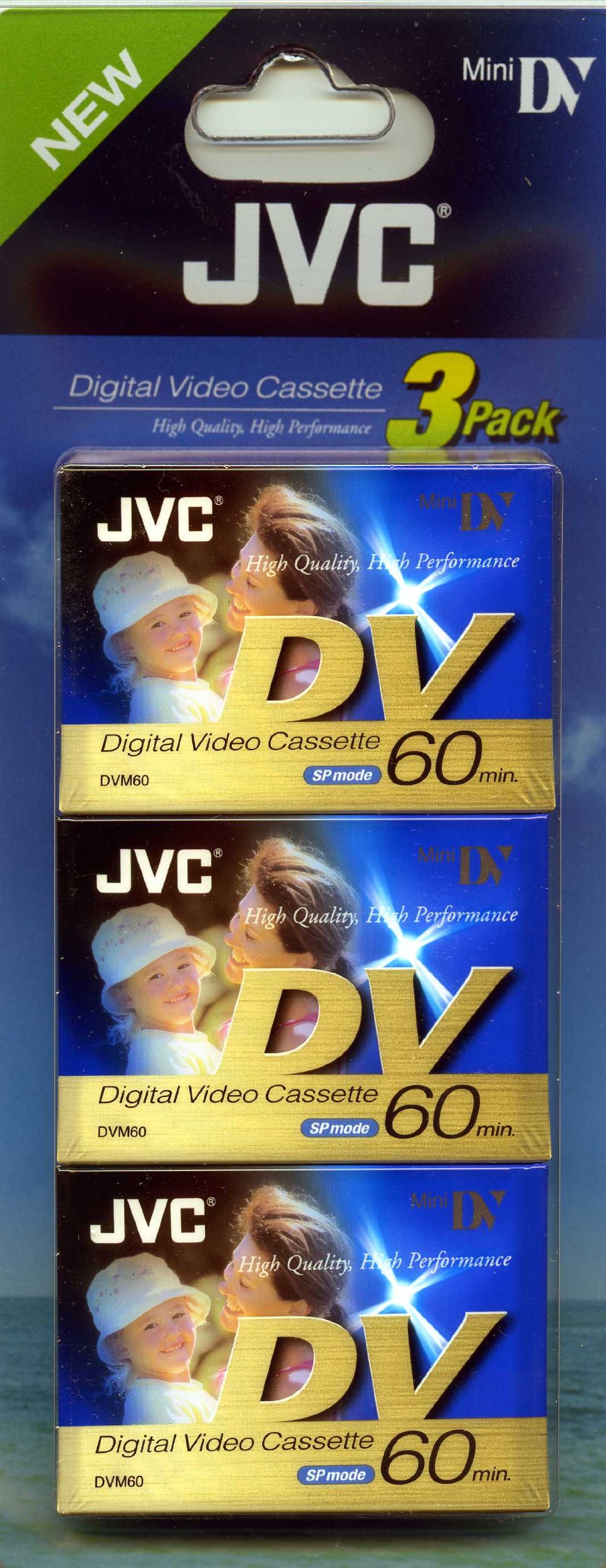 TDK DVM 60 Bianco | Nastro Mini DV Da 60 Minuti Per Videocamere Digitali | Confezione Da 2 Pezzi