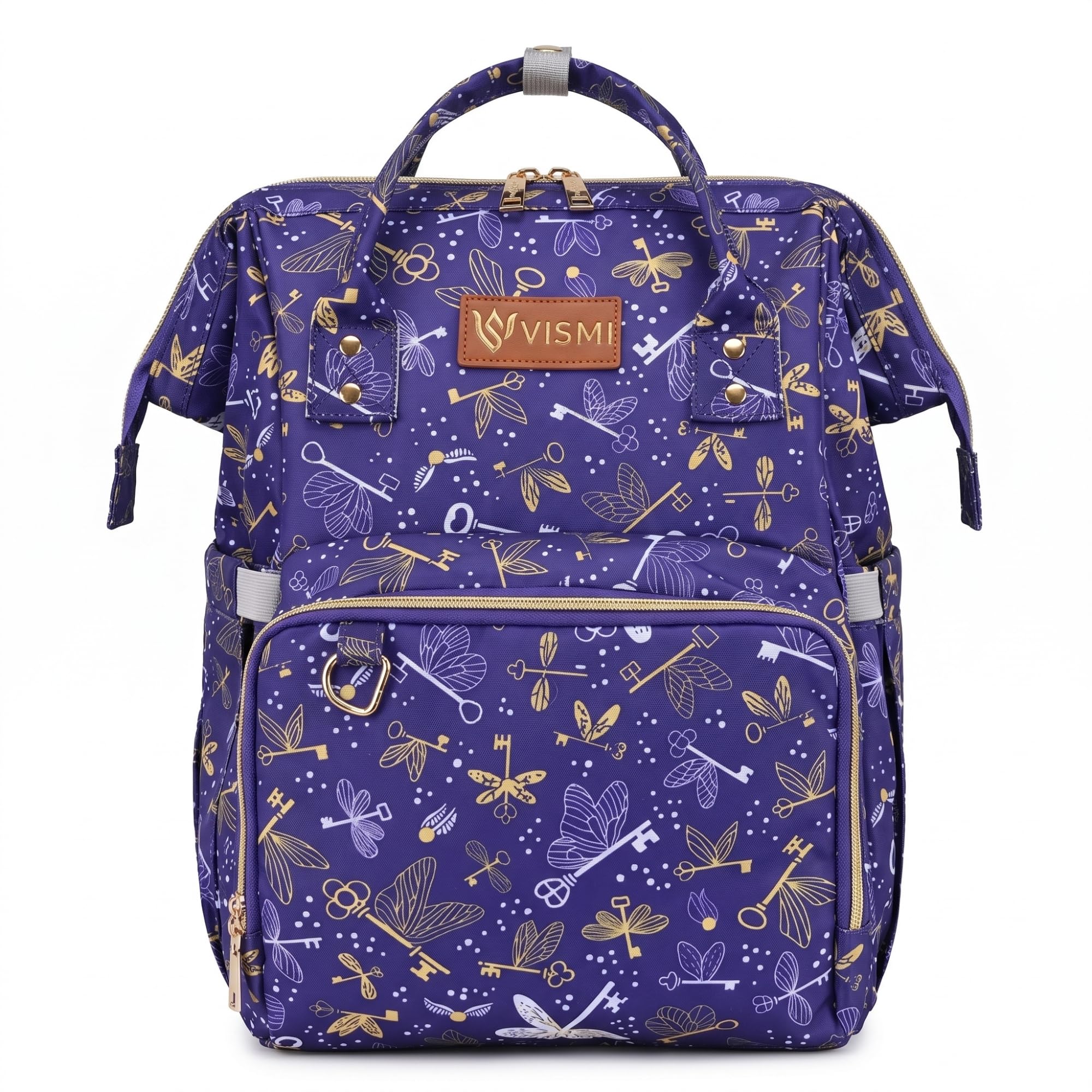 VISMIINTREND Diaper Backpack for Mother | Maternity Baby Bag | Mulitpocket Stylish Diaper Handbag | Baby Diaper Bag for Travel, Hospital | Gift for New Born Baby Boy, Girl | Baby Shower Gift for Mom-image-30