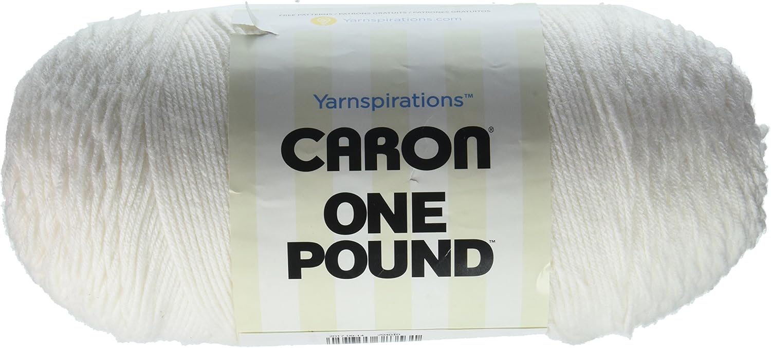 Caron Natura 16 Oz. Solid Color Yarn: White