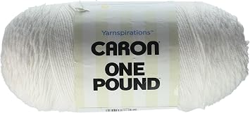 Caron Natura 16 Oz. Solid Color Yarn White