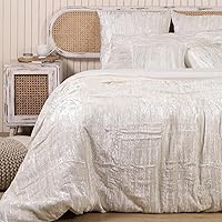 Vista 31 de Fundas de edredón de terciopelo aplastado ultra lujosas, ropa de cama bohemia color burdeos, tamaño Queen, ropa de cama UO, funda de edredón Donna