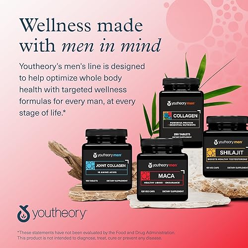 Miniatura 7 de Youtheory Maca avanzada para hombre con ginseng peruano, 120 unidades (1 botella)