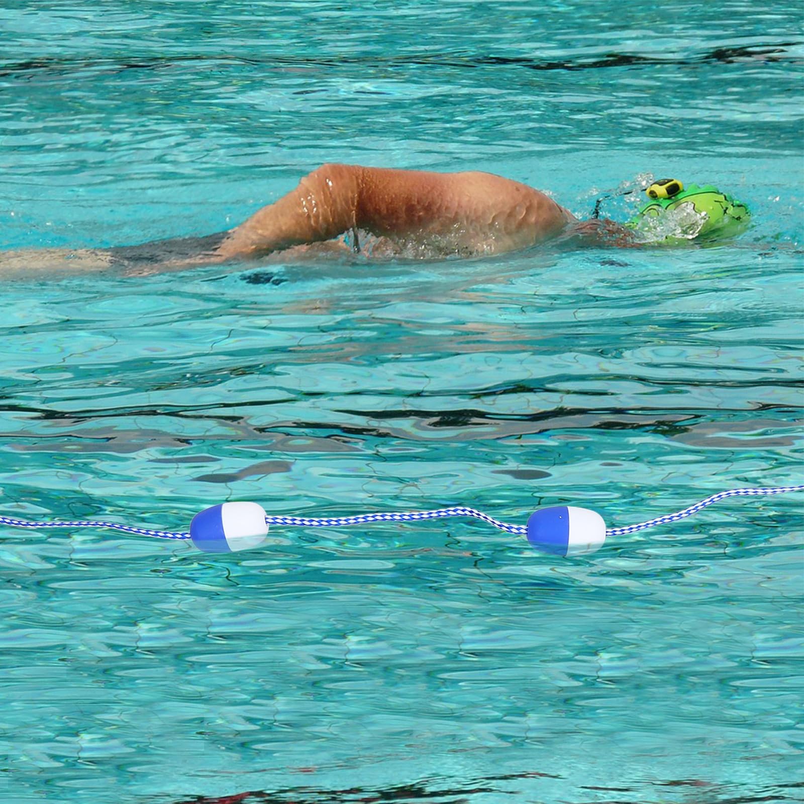 Ciieeo Corde de Sécurité pour Piscine 6m Flotteur, Séparation