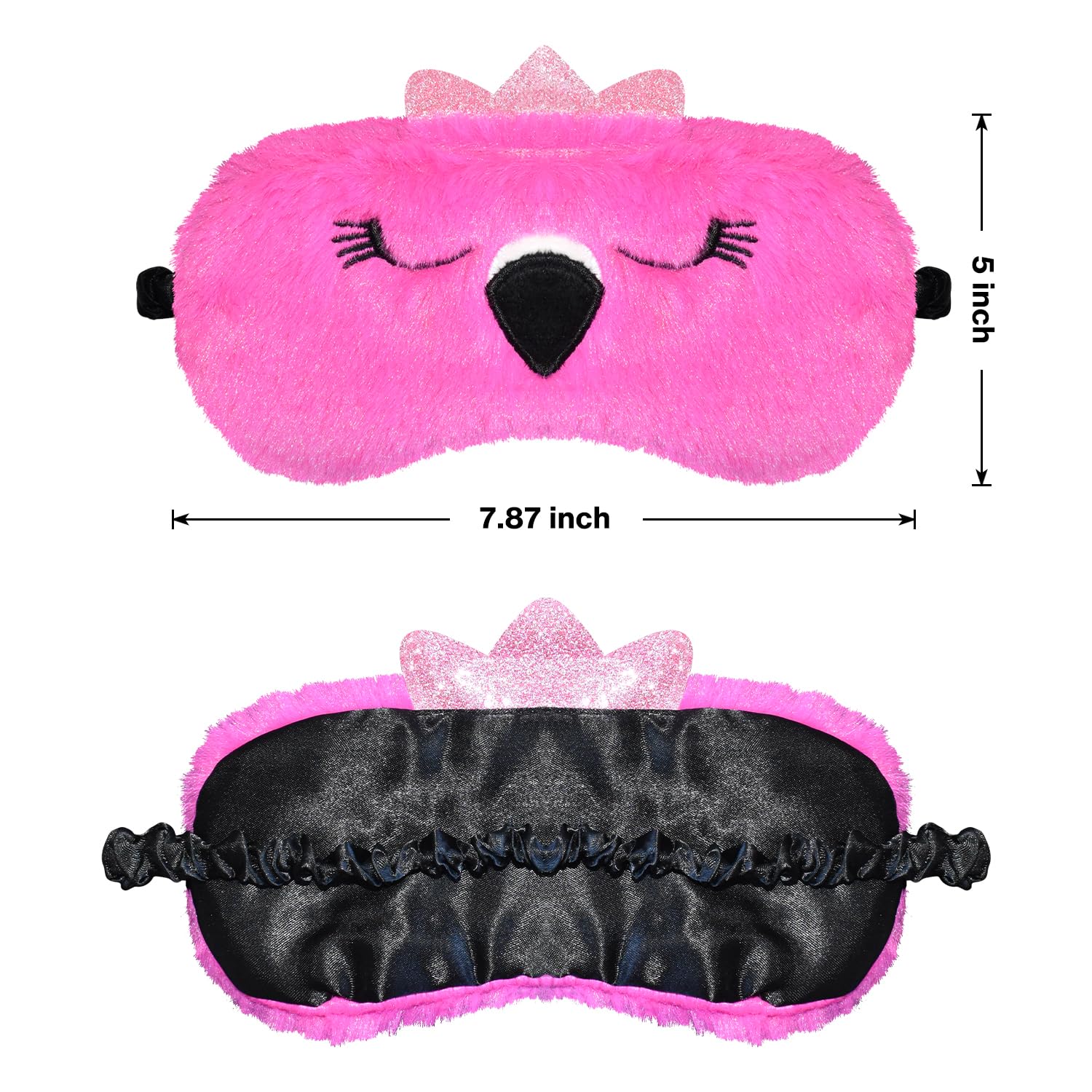 Maschere Per Dormire In Peluche, Simpatica Mascherina Per Occhi Con Unicorno Soffice 3d Mascherina Per Dormire Per Bambini Per Viaggi Bambini Adul~p119640677