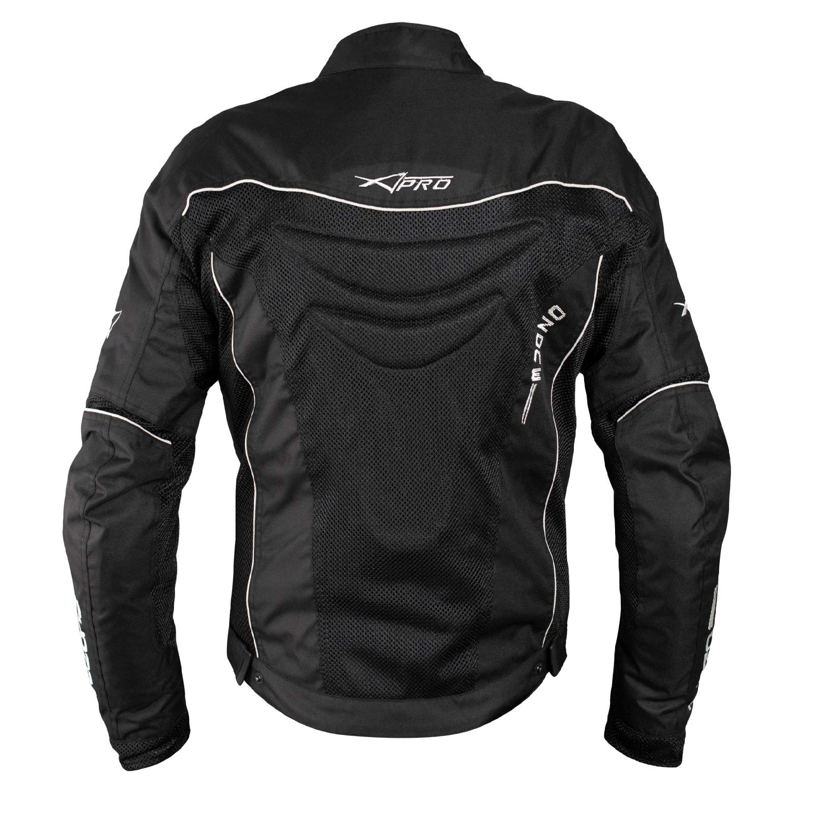 A-pro Blouson Textile Eté Femme Scooter Moto Mesh Tex Protections CE Renfort Dorsal