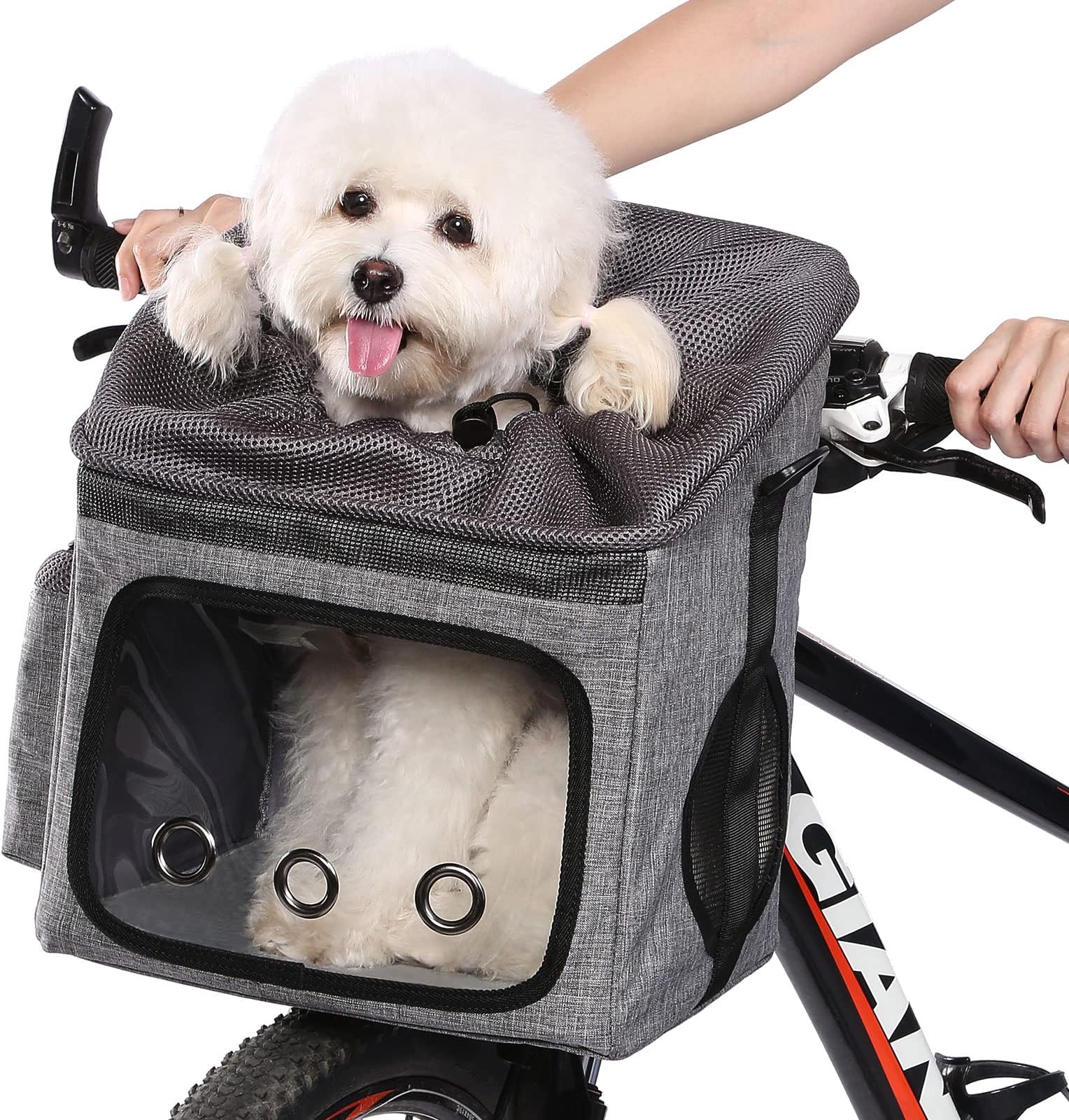 Trixie Bicycle Basket Long for Wide Bike Racks Amazon.co.uk Pet Supplies