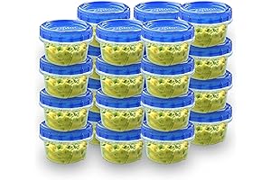 Ziploc Twist & Lock Containers 8 oz. - Reusable Meal Prep Food...