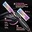 Hot Comb Hair Straightener Pressing Combs - Ceramic Electric Straightening Comb, Curling Iron for Natural Black Beard Wigs Women Gift 5 in 1 - Rainbow