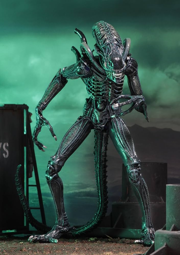 (未使用･未開封品)NECA - Aliens 7&quot; scale action figure - Series 12 Xenomorph Warrior Blue (Battle Damaged) Aliens - Series 12 - Battle Damaged Aliens Warrior 7