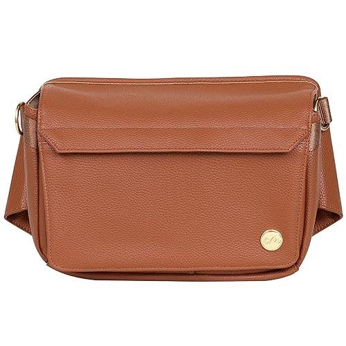 CleverMade Crossbody Diaper Bag Tote and Baby Bottle Hip Pack