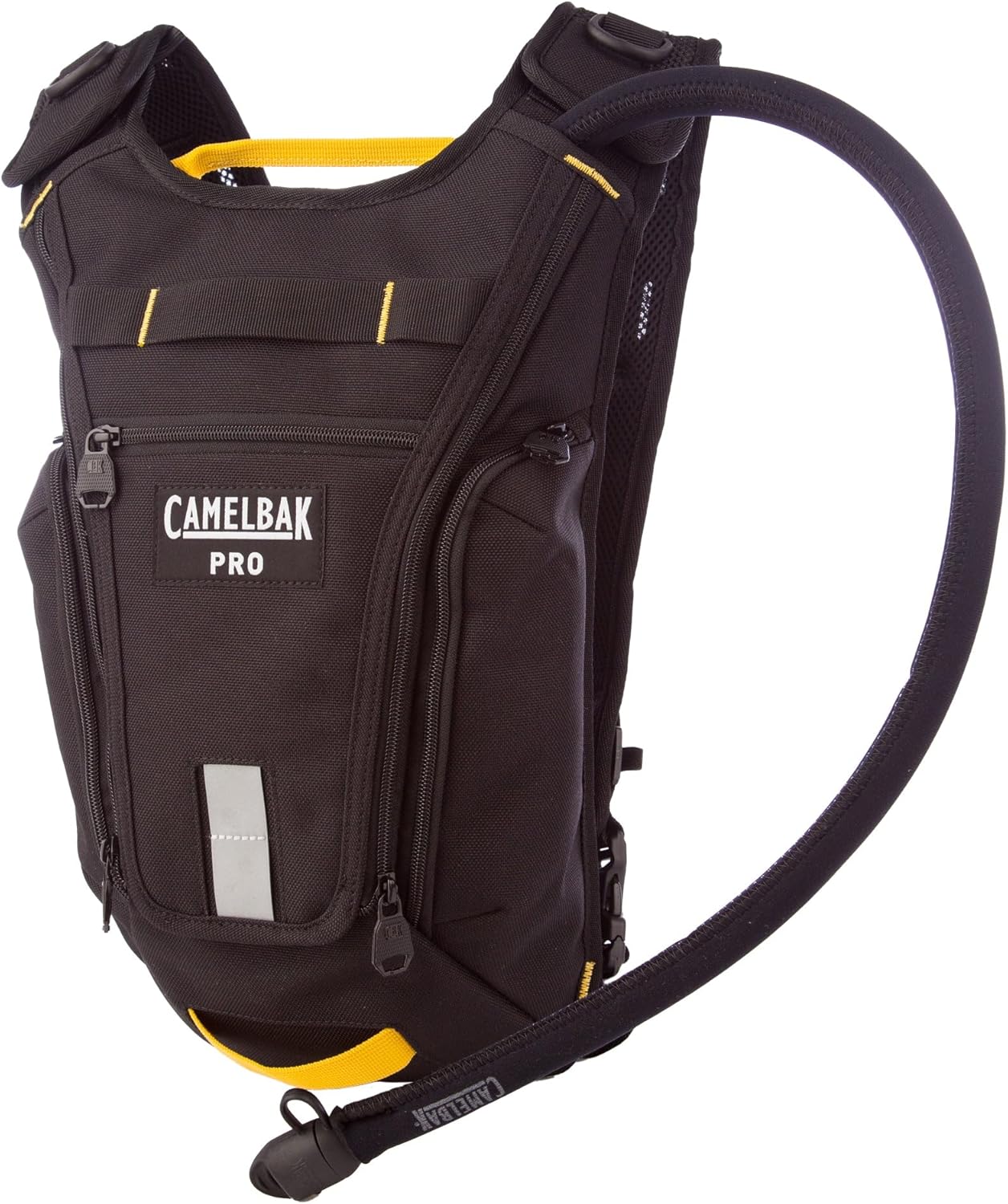 CamelBak Pro Hydration Backpack | Durable | Lightweight | Reflective | Construction | Rugged | Mesh Back Panel | Chest Strap