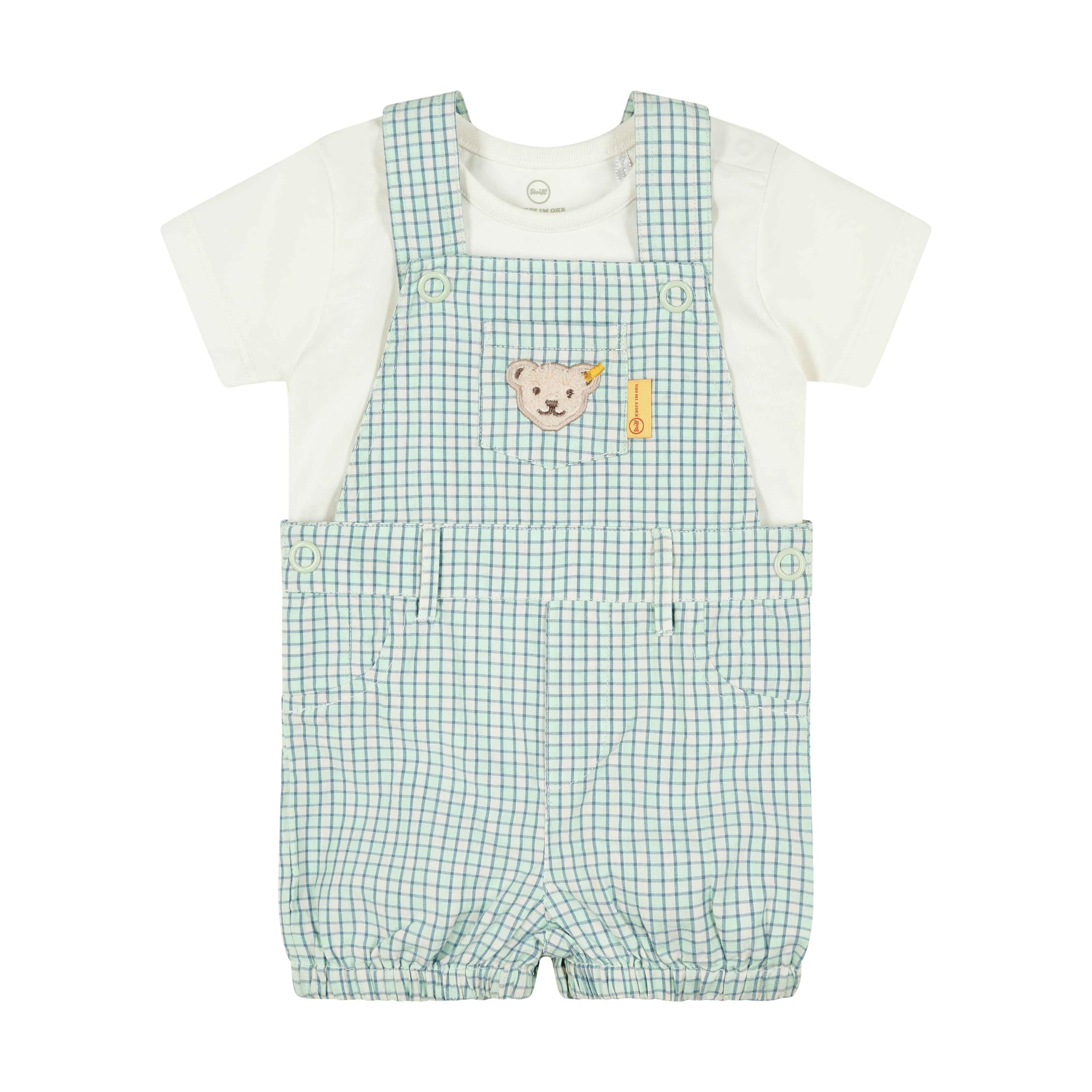 Steiff Baby-Jungen Set Hose + T-Shirt Kurzarm