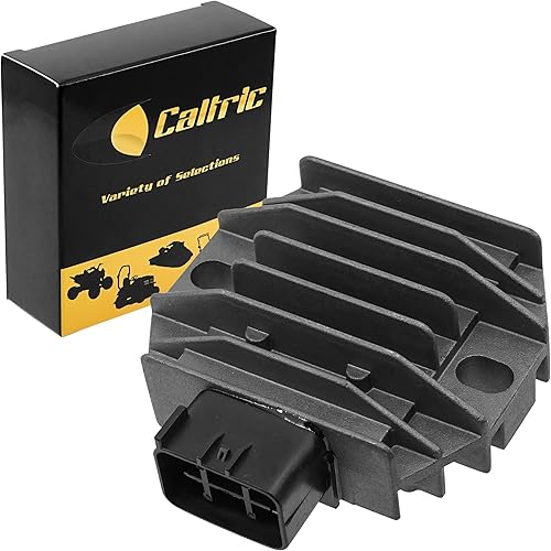 Caltric Regulador rectificador compatible con Suzuki 400 Lt-F400F Eiger 4X4 Manual Ltf400F 2002-2007
